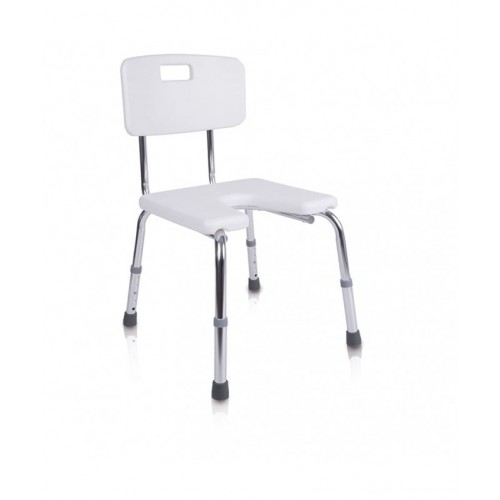 Silla de ducha con asiento herradura 9140 Silla de ducha con asiento herradura 9140